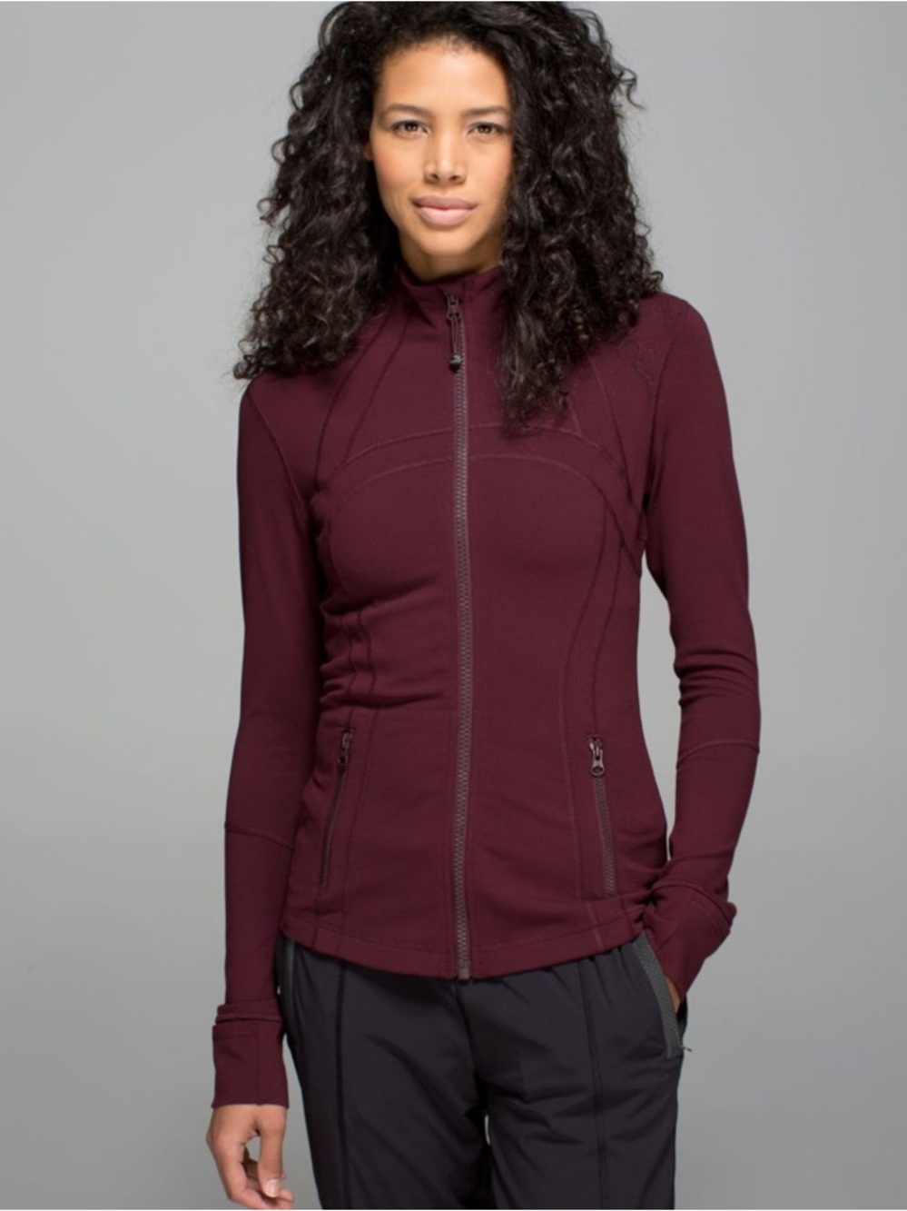 Lululemon Define Luon Jacket in Bordeaux Drama Size 6 NWT